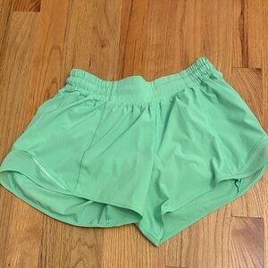 Lime Green Lululemon Hotty Hots 4”